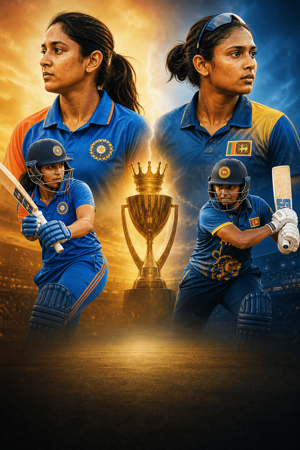INDIA WON 2022… SRI LANKA WON 2024… NOW THE 2026 DECIDER! 🔥🏆 India vs Sri Lanka meet in THIRD CONSECUTIVE Women’s Asia Cup Final
