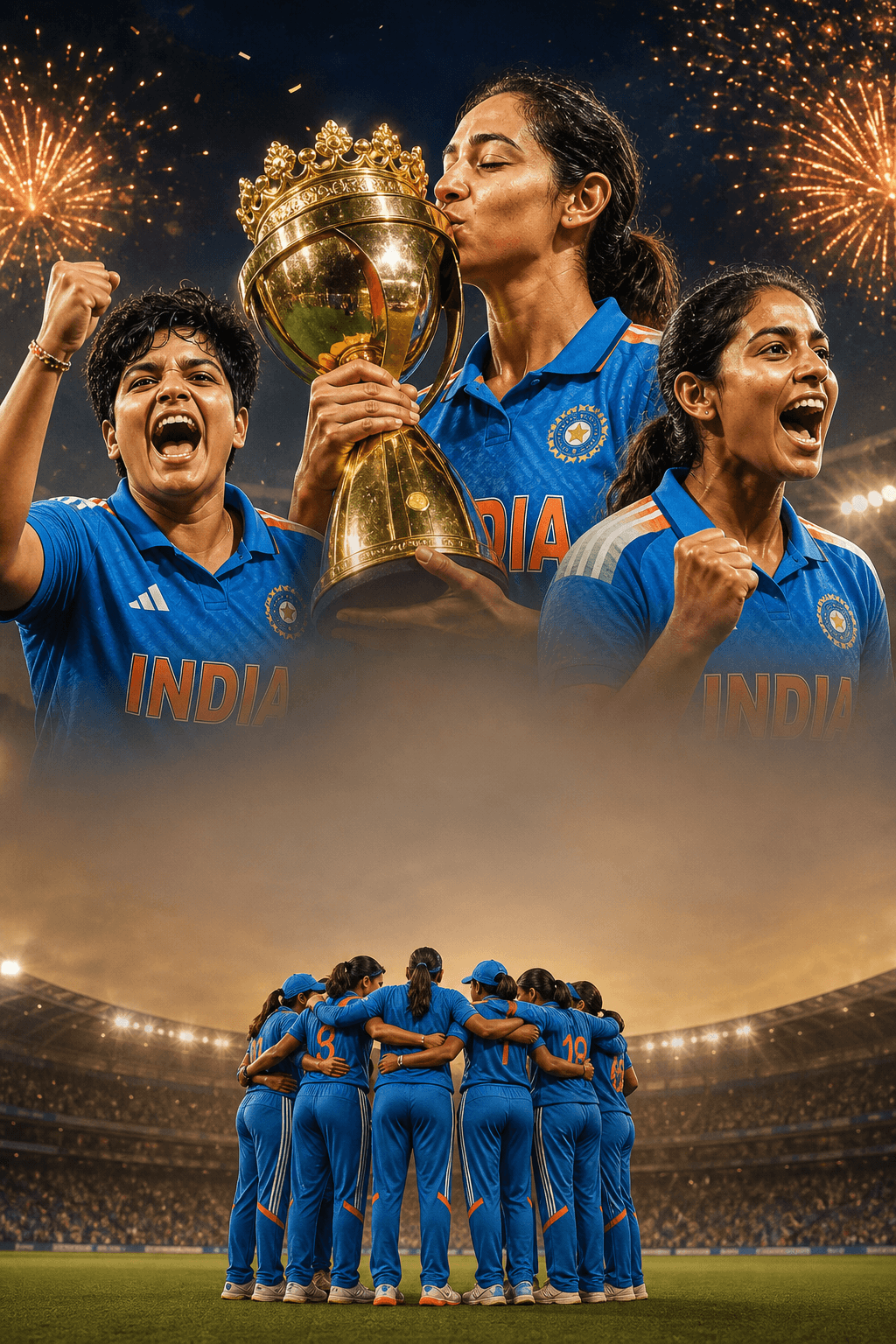 INDIA ARE WOMEN’S ASIA CUP 2026 CHAMPIONS! 🇮🇳🏆🔥 Eighth title, 2024 revenge, Shafali-Smriti records and Shree Charani magic