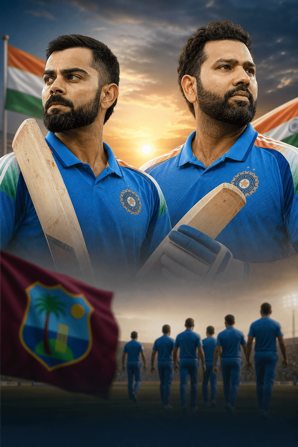 Rohit Sharma & Virat Kohli Return Tomorrow — India's 2027 World Cup Road Begins Against West Indies! 🇮🇳🔥