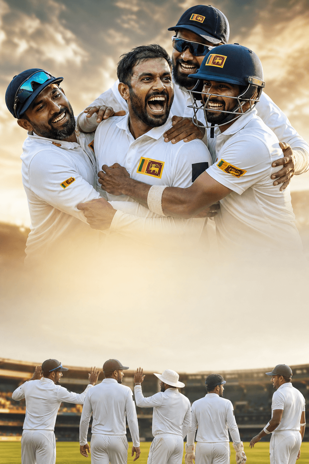 Sri Lanka create a new national Test record with their biggest-ever lead after following on