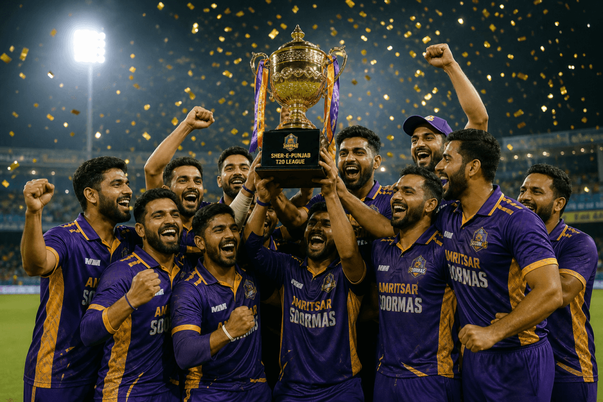 Amritsar Soormas crowned Sher-E-Punjab T20 League champions