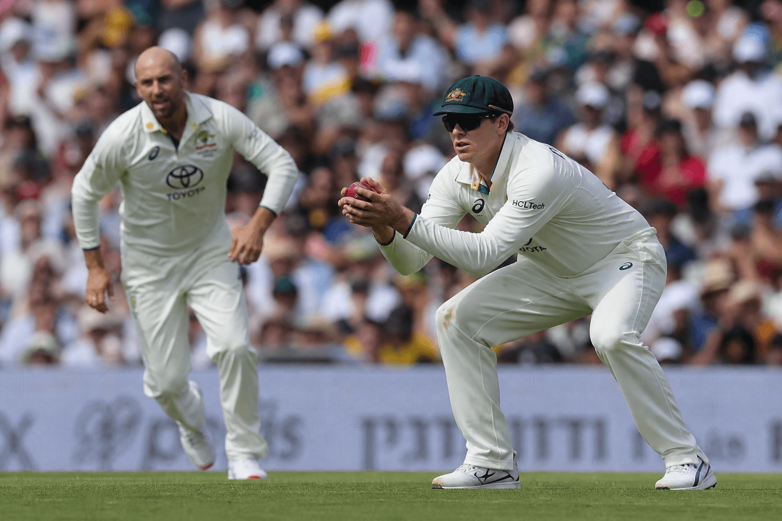 Nathan Lyon hails Steve Smith’s record-setting slips catching