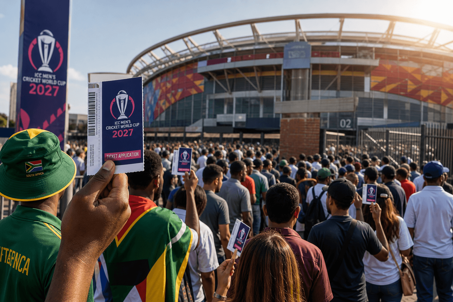 ICC Receives Over 1.5 Crore Ticket Applications for 2027 Cricket World Cup