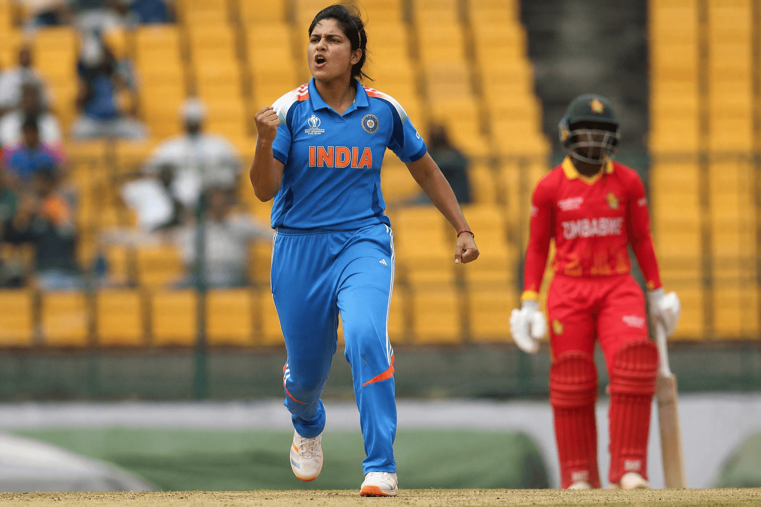 Vaishnavi Sharma claims maiden ODI five-wicket haul against Zimbabwe