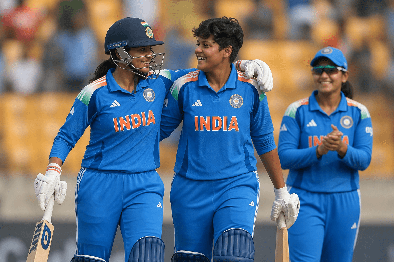 India complete Zimbabwe ODI sweep as Vaishnavi, Rawal and Shafali shine